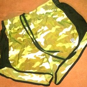Victoria's Secret pink  Camo windbreaker shorts